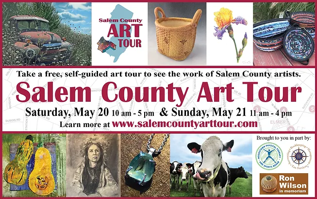 Postcard for the 2023 Salem County Art Tour